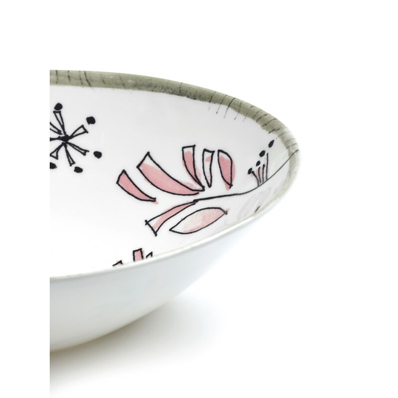 Marni Midnight Flowers Small Low Bowls Set Of 2 - Fiore Rosa image number 2